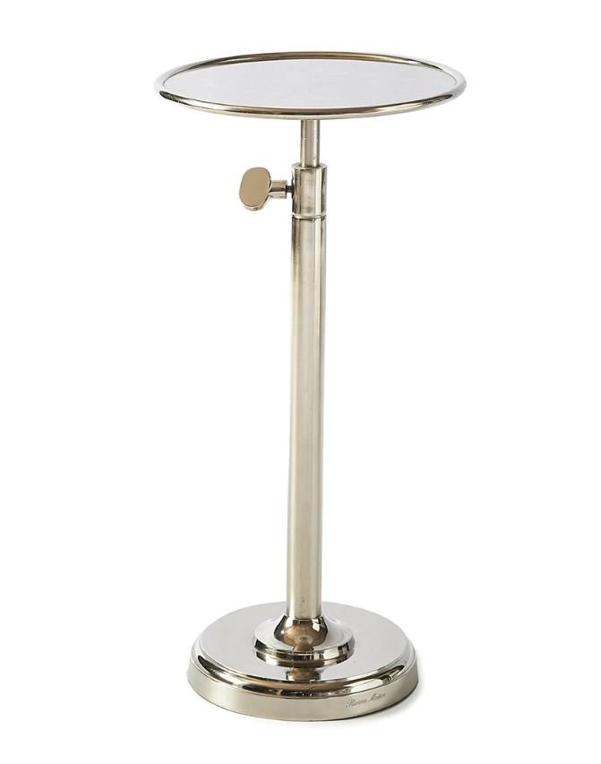 Venice Adjustable Sofa Table Silber M