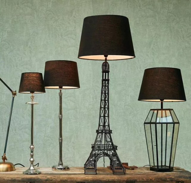 Lampenschirm Loveable, Schwarz, Ø45 - 0