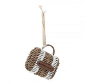 Rattan Ornament Koffer RM