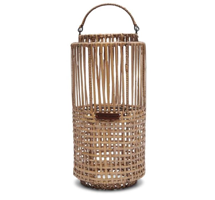 Laterne Rustic Rattan Webbing